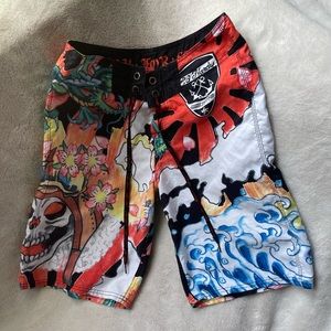 Ed Hardy by Christian Audigie Shorts